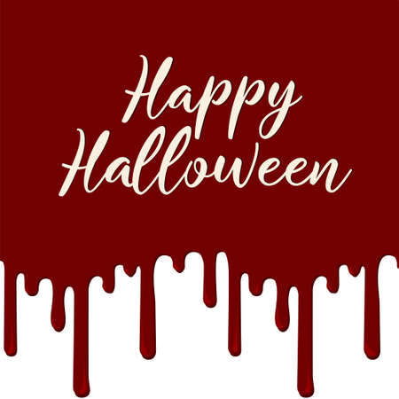 Happy halloween celebration blood horror party templateのイラスト素材