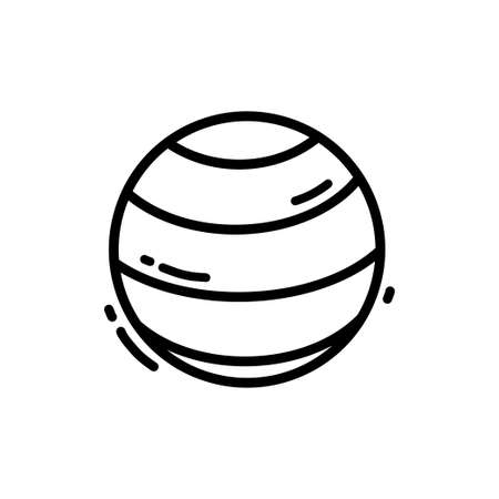 Planets icons black and white graphics icons moonのイラスト素材