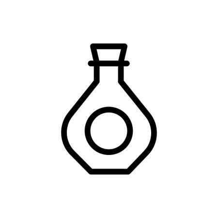 Simple of vector line icons. Pixel perfect bottleのイラスト素材