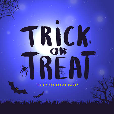 halloween banner flyer design template offer party horrorのイラスト素材