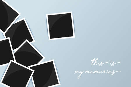 template frame photography background for design artのイラスト素材