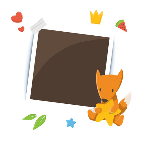 template photography background for design vector illustrationのイラスト素材