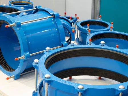 Moscow / Russia - Sept 26, 2018: Crocus Expo, ECWATECH exhibition, Water supply systems equipmentのeditorial素材