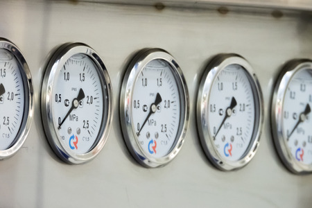 Moscow / Russia - Sept 26, 2018: Crocus Expo, ECWATECH exhibition, Pressure sensorsのeditorial素材