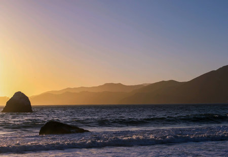 The Marshall's beach landscape scenery viewの素材