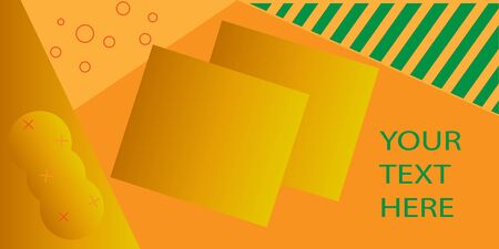 banner illustration design - stock vectorのイラスト素材