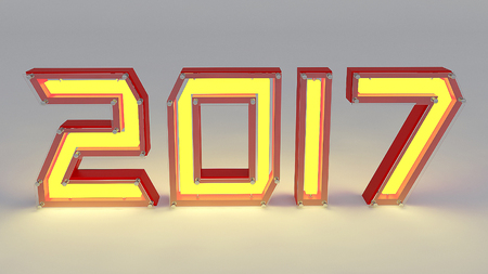 2017 neon yellow light