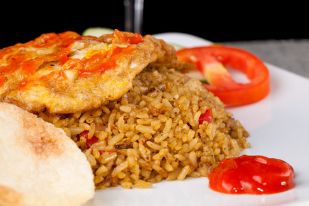 Spicy Fried Rice Indonesiaの写真素材