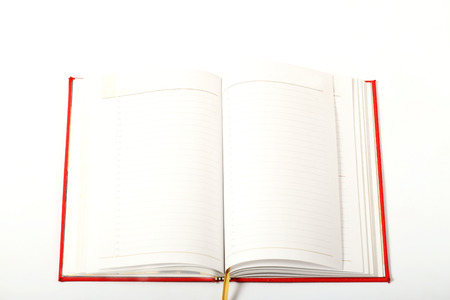 books on white background , clipping-path
