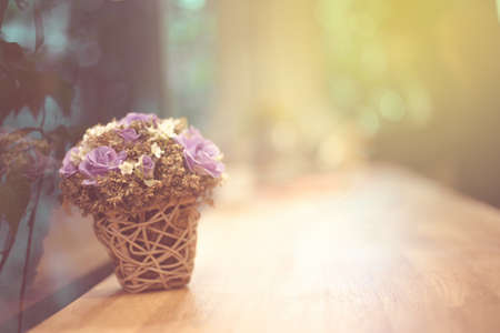 Flowers sweet color roses in soft color and blur style for background.の写真素材