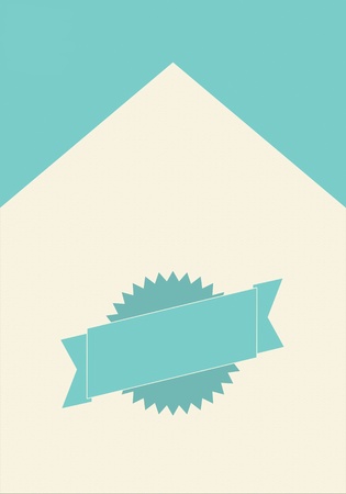 Vintage background with a label in the middle  The yellowish area has filled with a light textureの写真素材