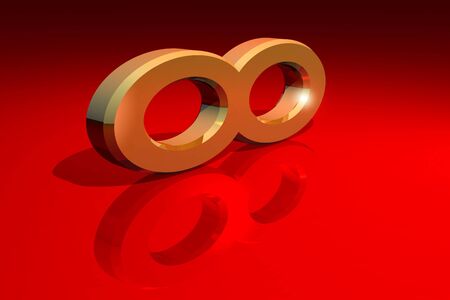 Infinity symbolの写真素材