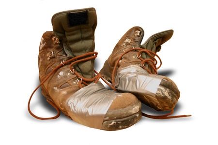 Tramp shoesの写真素材