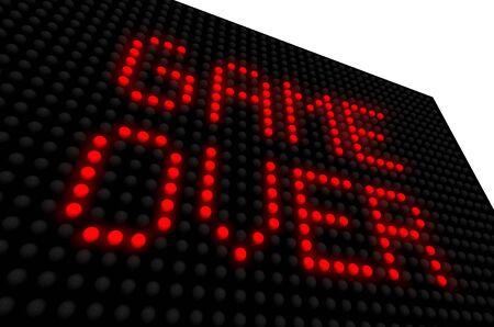 Game over signの写真素材