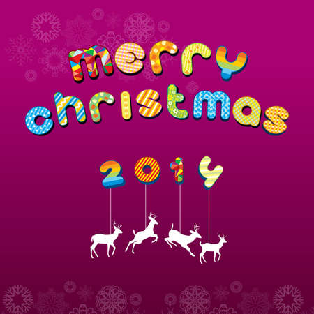 merry christmasのイラスト素材