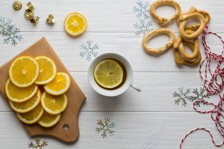 morning teaの写真素材