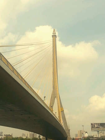 Bridge over the river in Bangkok