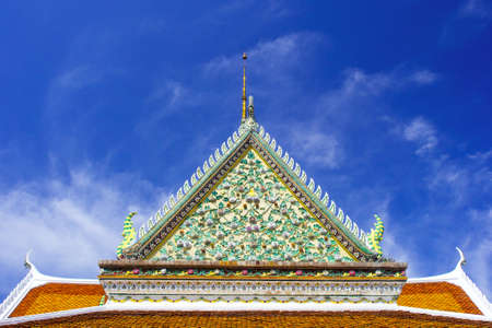 Thai temple roofの写真素材