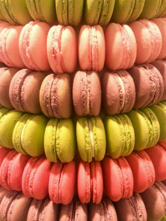 Pattern colours of macaronsの素材