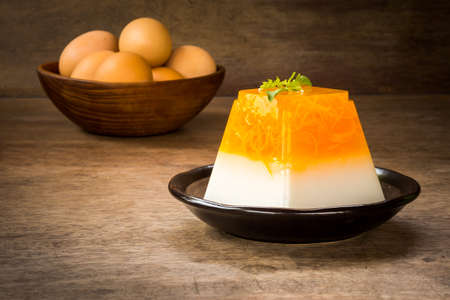 still life with dessert on grunge background
