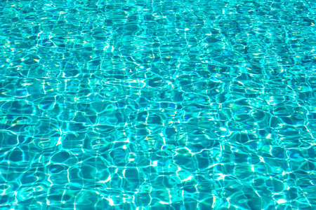 pattern from clear water in swimming pool