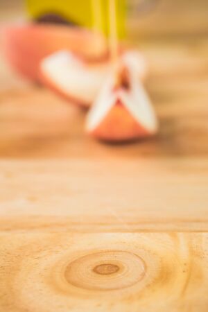 Abstract peach slice ready to eat for healthy lifeの写真素材