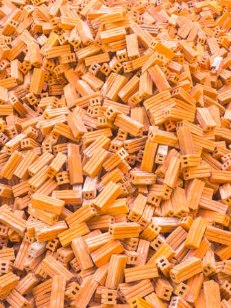 Many bricks are important for construction site