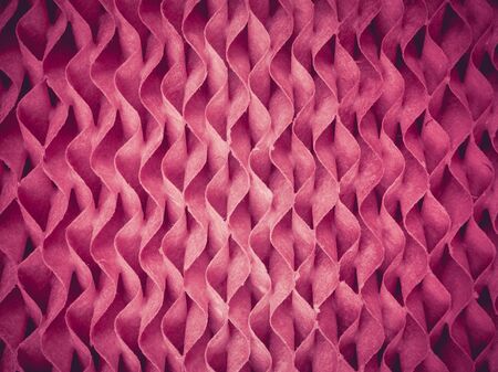 Pattern and texture from wave filter paperの写真素材