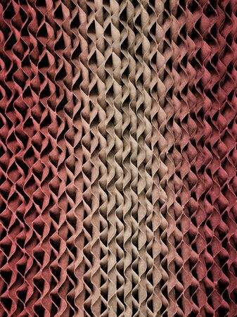 Pattern and texture from wave filter paperの写真素材