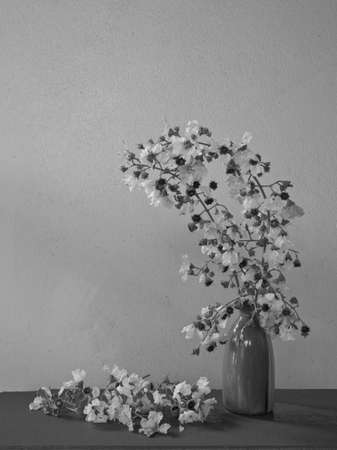 Vintage group of colorful flowers, Still life styleの写真素材