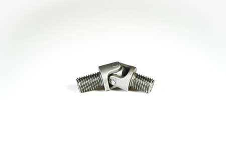 universal joint - isolated on white background,Tractor spare partsの写真素材