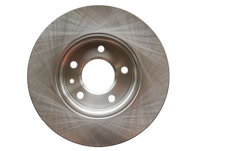 Brake disc, 5 holes, 114.3 on white background.の写真素材