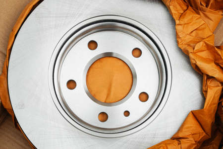 Brand new still in the box disc brake rotor.brake disc, 5 holes, 114.3, new in box.の写真素材