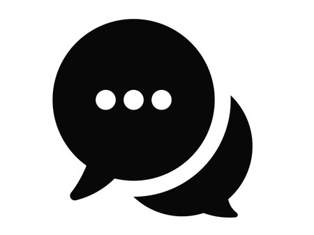 Comment icon. Chat in trendy flat design.Chat icon isolatedの写真素材
