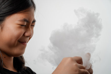 Girls learn about the chemical reaction of dry ice and water.Chemical Reaction of Dry Ice and Water