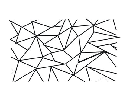 Abstract triangle seamless pattern. Irregular polygonal linear grid. Geometric background. Vector...