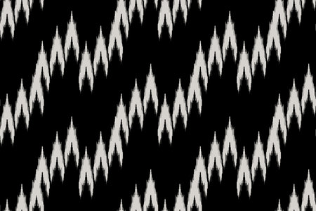 Seamless Ikat Pattern. Abstract  background for textile design.のイラスト素材