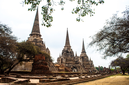 Temple Monkonbapit Located at the south of Wat Phra Sri Sanphet Monkonbapit the Buddha is the Buddhaの写真素材