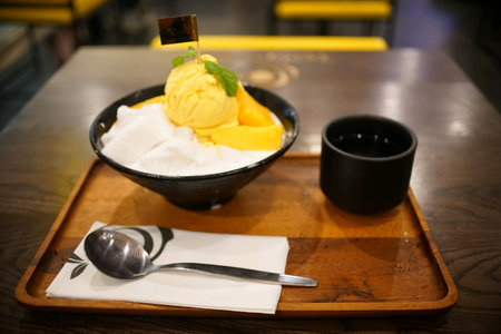 Mango coconut dessertの素材