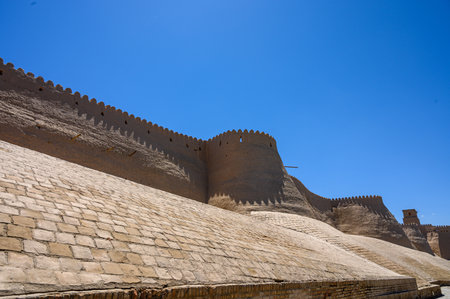 Ancient architecture of the Uzbek city of Khiva.