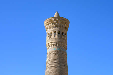 Traditional oriental architecture in the Uzbek city of Bukharaの写真素材