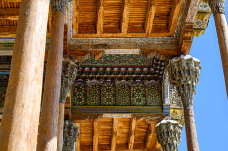 Traditional oriental architecture in the Uzbek city of Bukhara