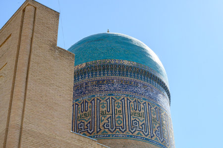 Mausoleum of Mohammed V in Samarkand, Uzbekistanの写真素材