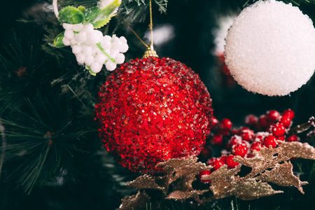 Christmas tree decorationの写真素材