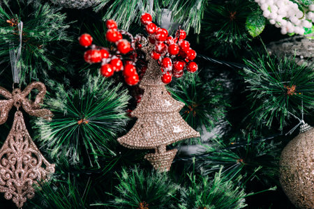 Christmas tree decorationの写真素材