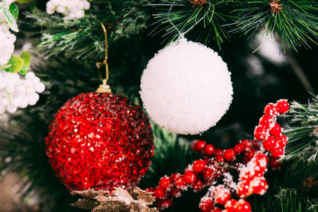 Christmas tree decorationの写真素材
