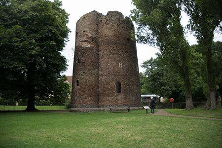 the medieval Cow Towerの写真素材