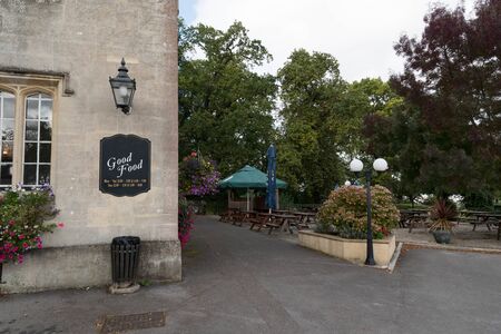 Pub grub in a gardenのeditorial素材