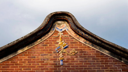 Chinese Ancient roofの写真素材