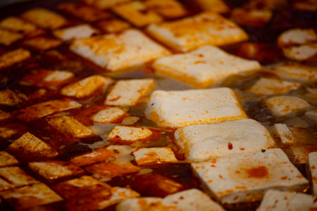 a classic Taiwanese night market snackâ€”spicy stinky tofu